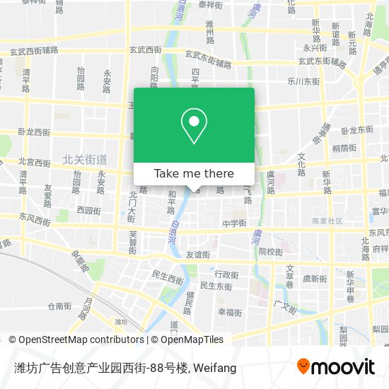 潍坊广告创意产业园西街-88号楼 map