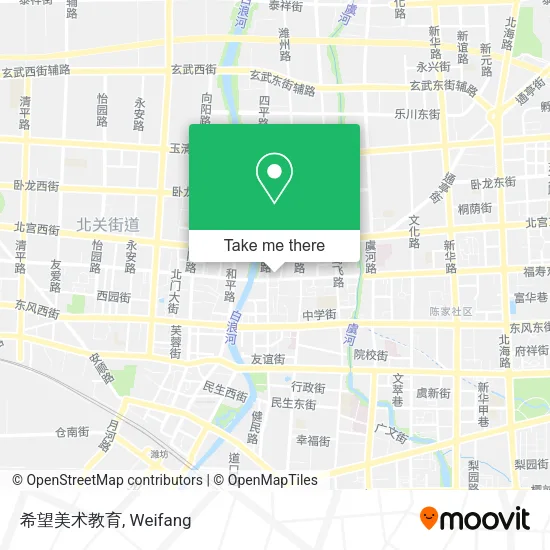 希望美术教育 map