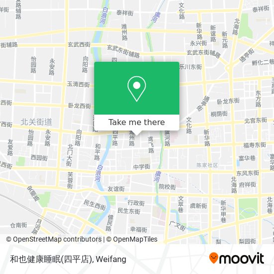 和也健康睡眠(四平店) map
