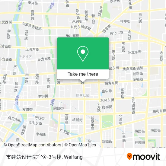 市建筑设计院宿舍-3号楼 map
