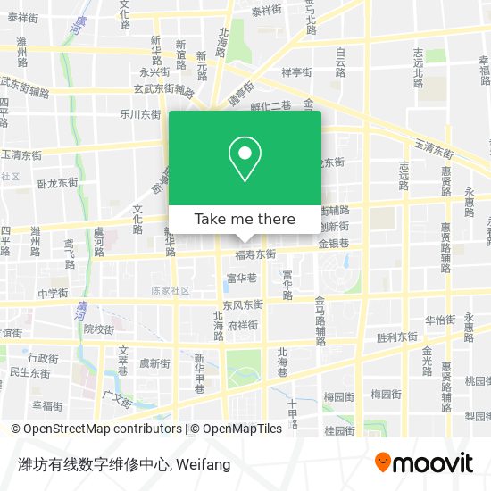 潍坊有线数字维修中心 map