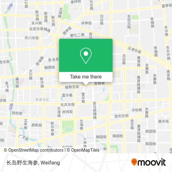 长岛野生海参 map