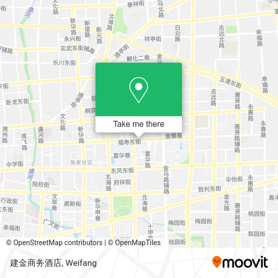 建金商务酒店 map