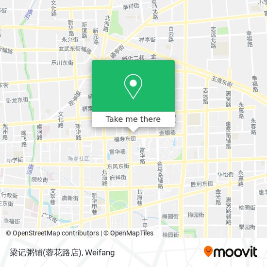 梁记粥铺(蓉花路店) map