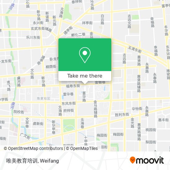 唯美教育培训 map