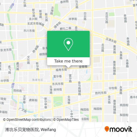 潍坊乐贝宠物医院 map