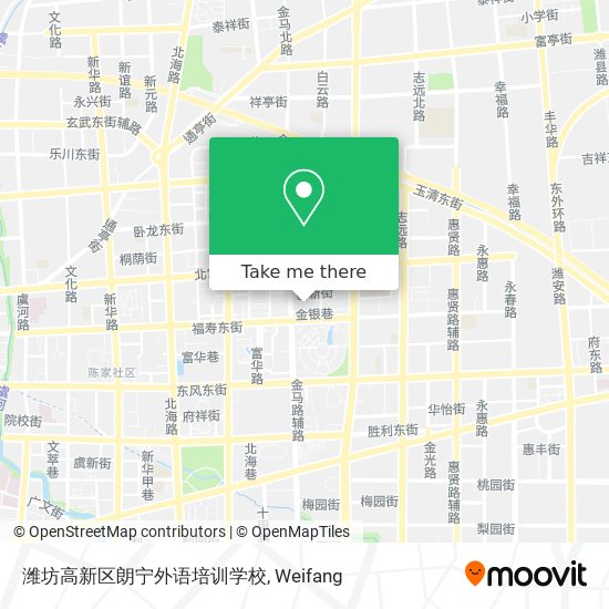 潍坊高新区朗宁外语培训学校 map