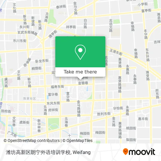 潍坊高新区朗宁外语培训学校 map