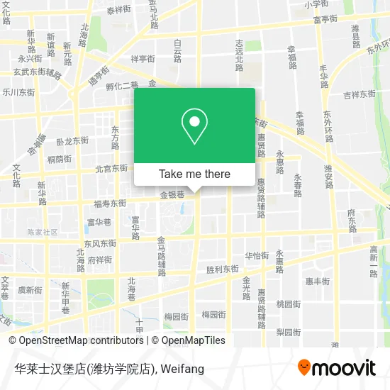 华莱士汉堡店(潍坊学院店) map
