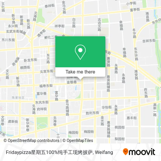 Fridaypizza星期五100%纯手工现烤披萨 map