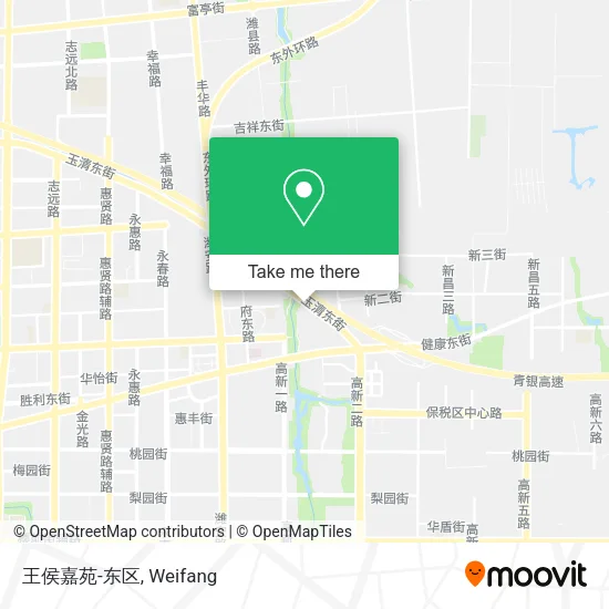 王侯嘉苑-东区 map