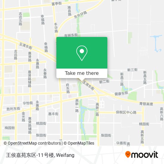 王侯嘉苑东区-11号楼 map