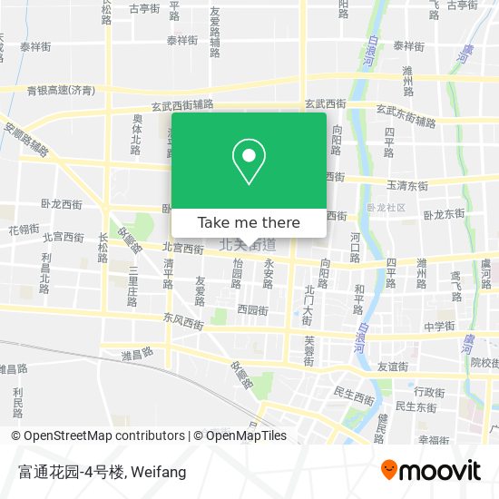 富通花园-4号楼 map
