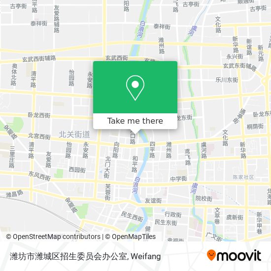 潍坊市潍城区招生委员会办公室 map
