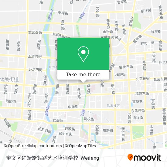奎文区红蜻蜓舞蹈艺术培训学校 map