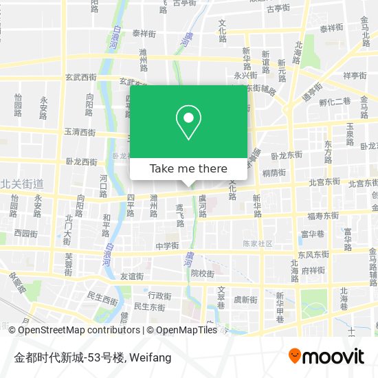 金都时代新城-53号楼 map