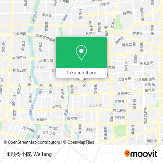 来顺得小院 map