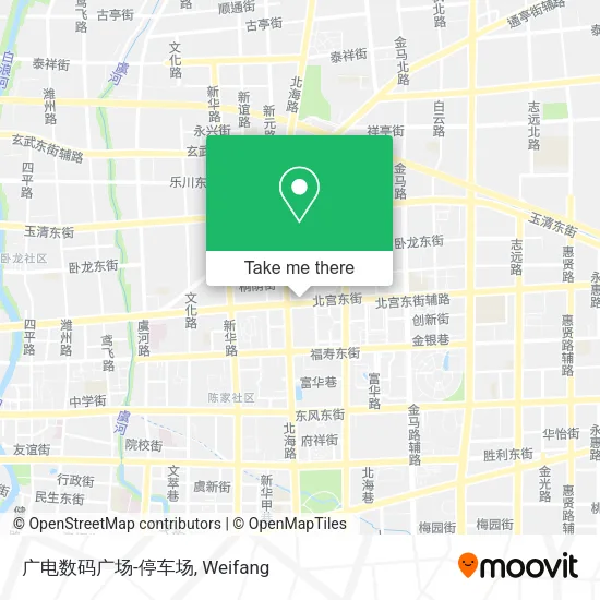 广电数码广场-停车场 map