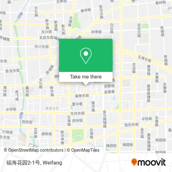 福海花园2-1号 map