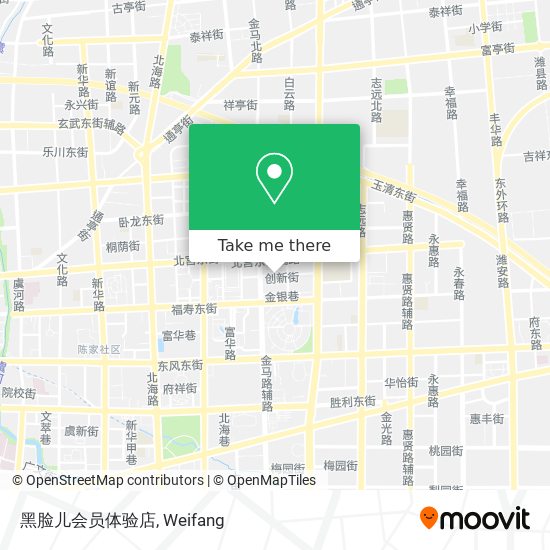黑脸儿会员体验店 map