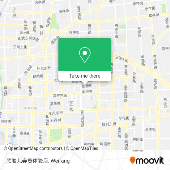 黑脸儿会员体验店 map
