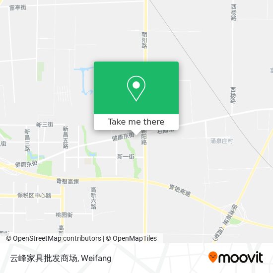 云峰家具批发商场 map