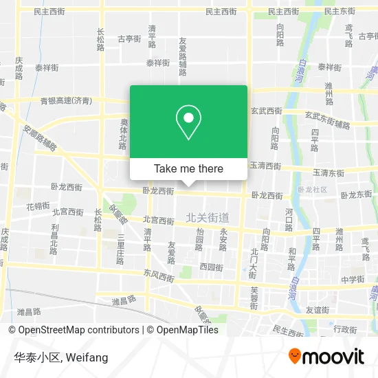 华泰小区 map