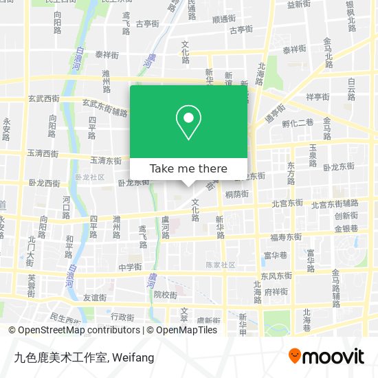 九色鹿美术工作室 map