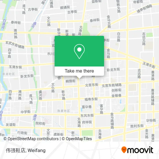 伟强鞋店 map