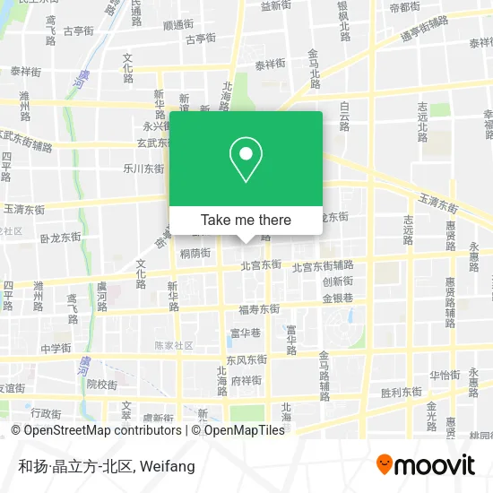 和扬·晶立方-北区 map
