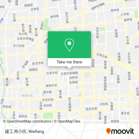 建工局小区 map