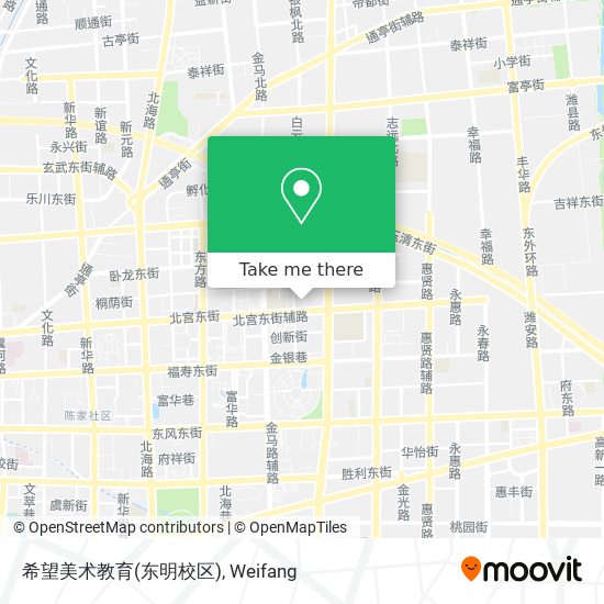希望美术教育(东明校区) map