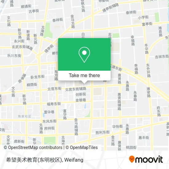 希望美术教育(东明校区) map