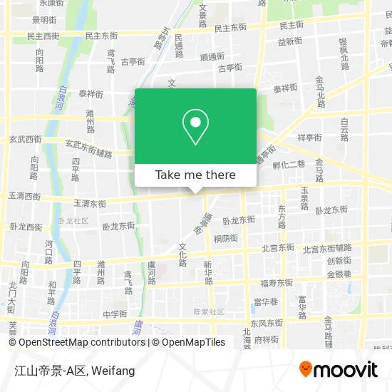江山帝景-A区 map
