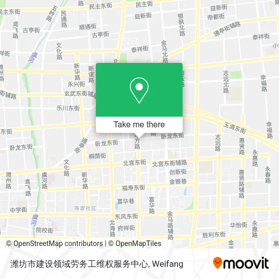 潍坊市建设领域劳务工维权服务中心 map