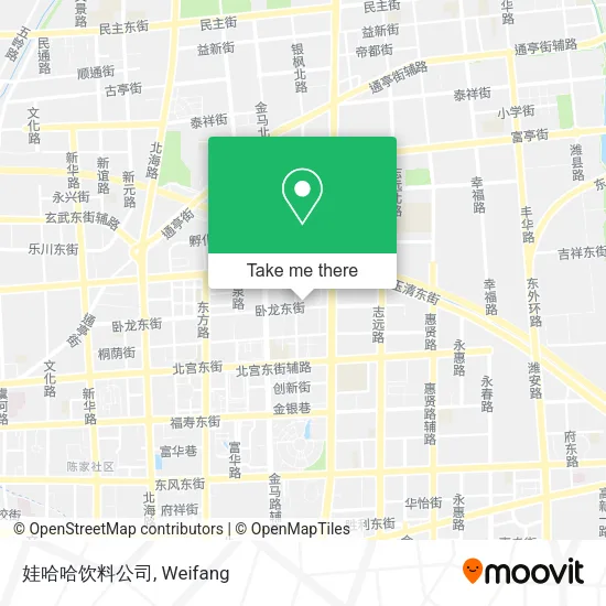 娃哈哈饮料公司 map