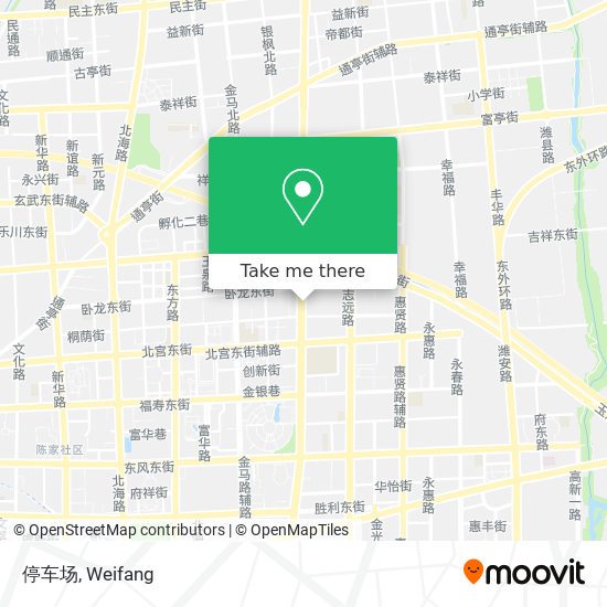 停车场 map