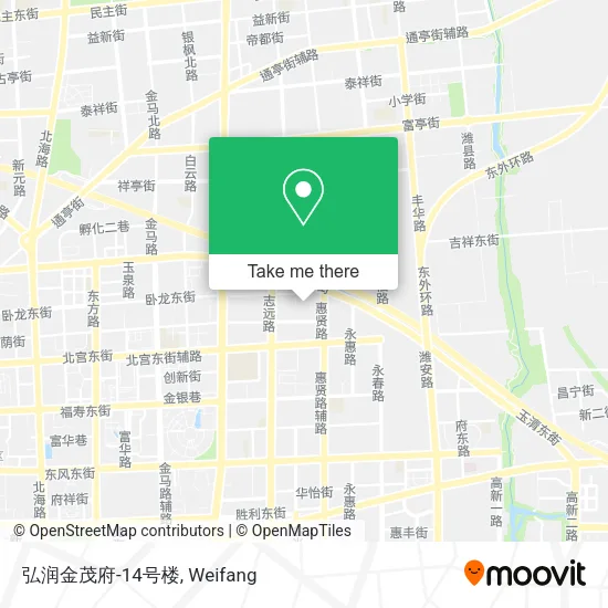 弘润金茂府-14号楼 map