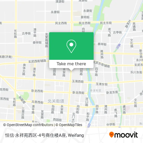 恒信·永祥苑西区-4号商住楼A座 map