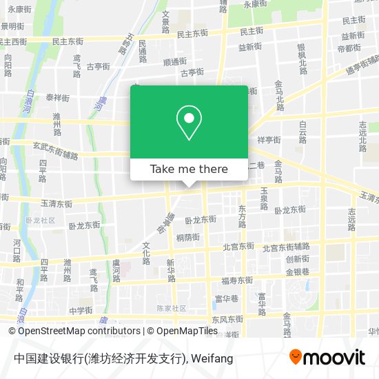 中国建设银行(潍坊经济开发支行) map