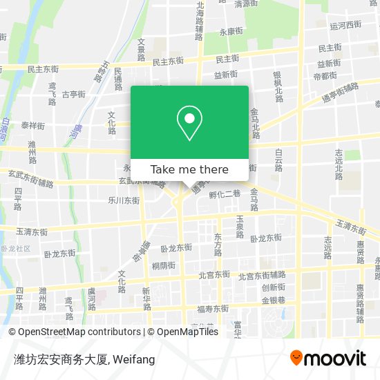 潍坊宏安商务大厦 map