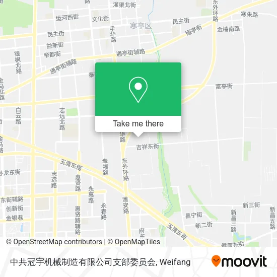 中共冠宇机械制造有限公司支部委员会 map