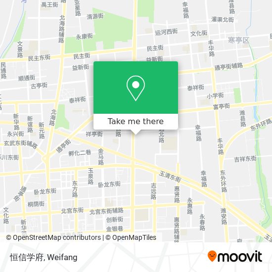 恒信学府 map