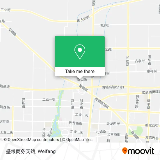 盛粮商务宾馆 map
