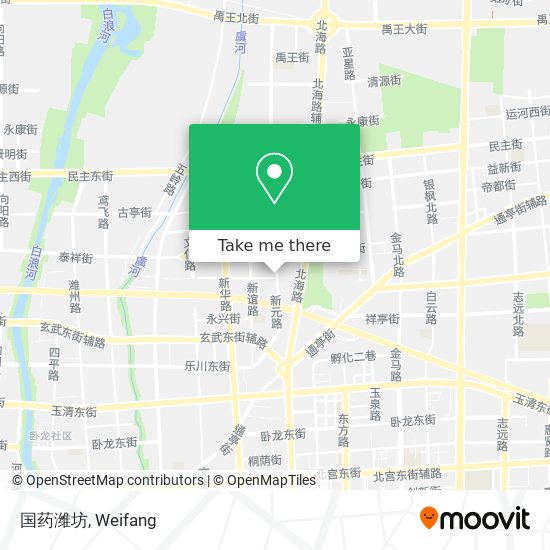 国药潍坊 map