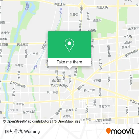 国药潍坊 map