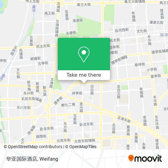 华亚国际酒店 map