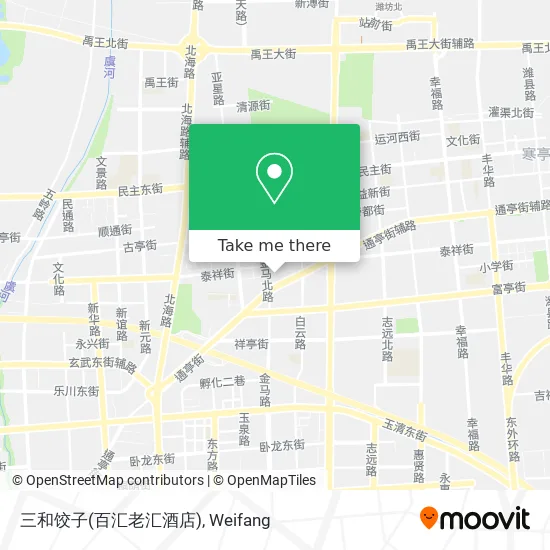 三和饺子(百汇老汇酒店) map