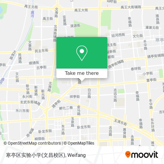 寒亭区实验小学(文昌校区) map