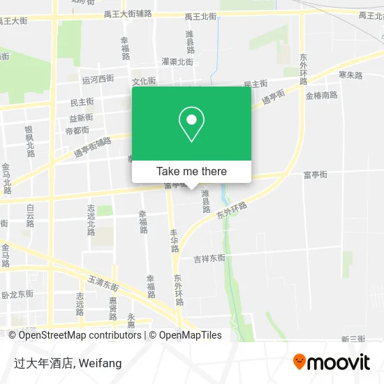 过大年酒店 map